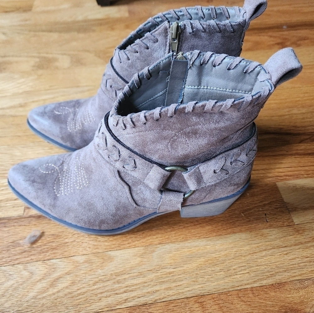 Pierre Dumas wilder western cowgirl boots size 8.5 tan concert festival - Picture 3 of 5